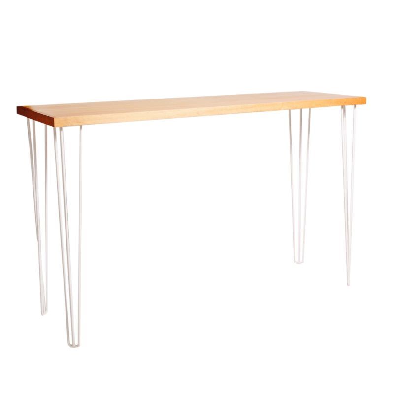 hunter-hairpin-timber-bar-table-hire-white-legs-south-coast