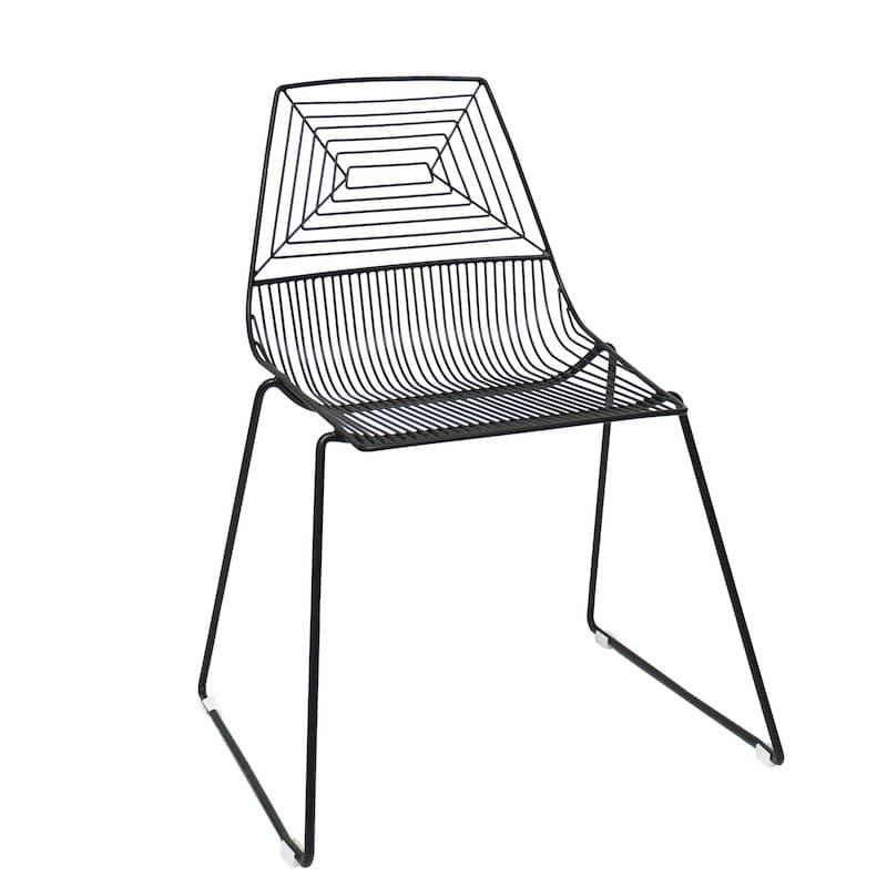 zed-wire-chair-black-hire-south-coast-southern-highlands-sydney