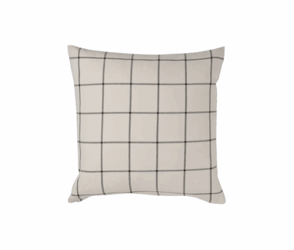 Black & White Check Cushion