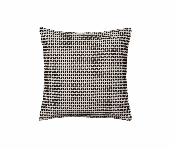 Black & White Textured Cushion