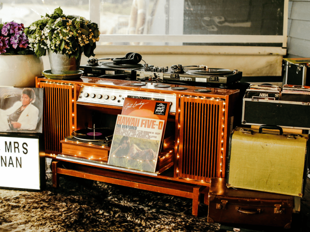 We play records