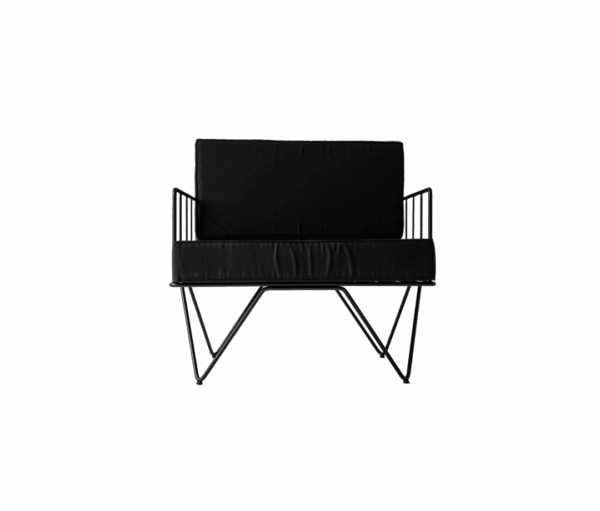 Lille Armchair Black